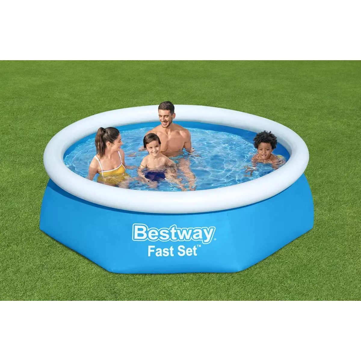 Бассейн надувной круглый 244x61 см, без фильтра-насоса, для дачи BESTWAY 57448 Бассейн надувной круглый 244x61 см, без фильтра-насоса, для дачи BESTWAY 57448